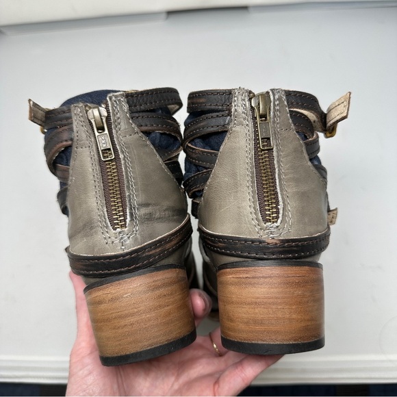 Freebird by Steven Stair Booties Size‎ 8 Bohemian Western Southwestern Leather - Picture 12 of 16